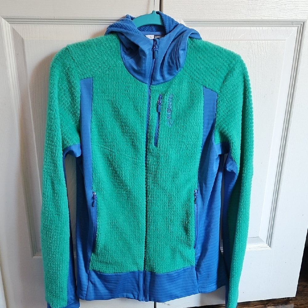 Women's Green and Blue Jacket